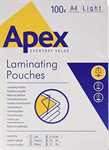 100 POUCHES A4 APEX LIGHT 75/80MY