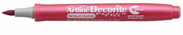 MARKER BRUSH DECORITE ROSA METAL