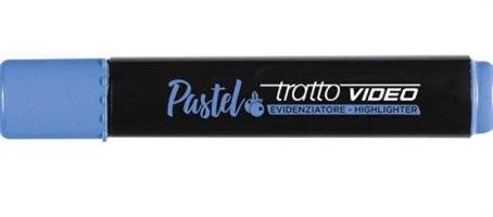 EVIDENZIATORE TRATTO VIDEO PASTEL AZZURRO MIRTILLO