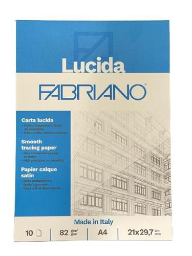 BLOCCO 10FG CARTA LUCIDO A4 82GR