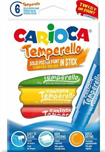 6 STICK TEMPERA SOLIDA TEMPERELLO