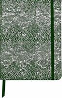 TACCUINO A5+ELAST.PELLE FANTASIA VERDE SOFT COVER FG.RIGHE