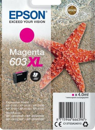 CARTUCCIA EPSON [603XL] MAGENTA C13T03A34010