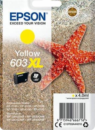 CARTUCCIA EPSON [603XL] GIALLO C13T03A44010