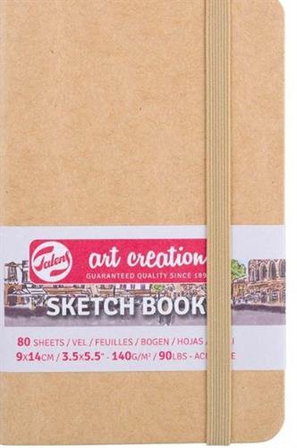 SKETCH NOTEBOOK 9X14 80FG AVORIO 140GR+ELASTICO TALENS KRAFT