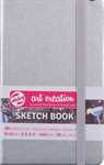 SKETCH NOTEBOOK 9X14 80FG AVORIO 140GR+ELASTICO TALENS ARGENTO