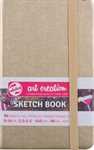 SKETCH NOTEBOOK 9X14 80FG AVORIO 140GR+ELASTICO TALENS ORO