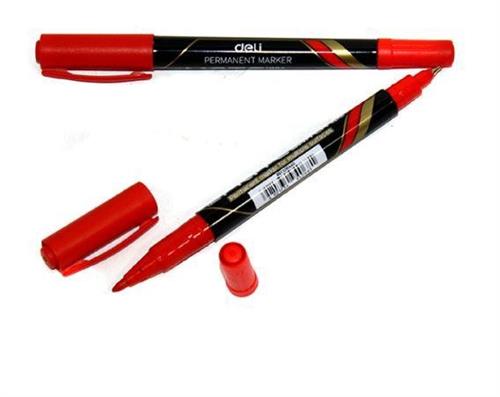 MARKER INDELEBILE DOPPIA PUNTA 0.5/1mm MATE ROSSO U104