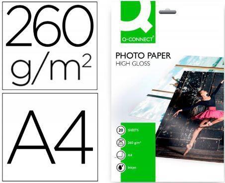 20 FG PHOTO PAPER GLOSSY A4 260gr