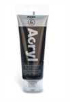 TUBO ACRILICO FINE 75ML NERO METAL ACRYL