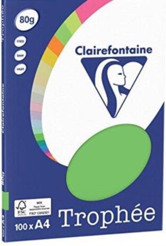 100 FG TROPHEE A4 80gr FLUO VERDE