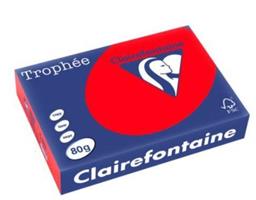 500 FG CARTA A4 80GR ROSSO CORALLO 8175 TROPHEE