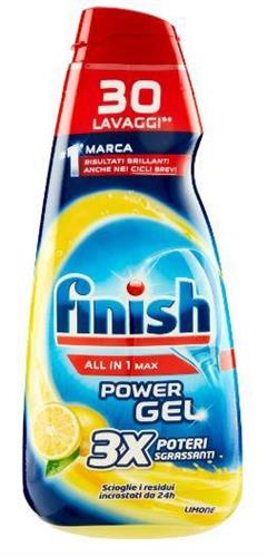 FINISH POWER GEL 600ml TUTTO IN UNO 30 LAVAGGI LIMONE