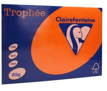 500 FG CARTA A3 80GR ARANCIONE TROPHEE 1762