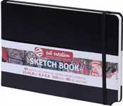 SKETCH NOTEBOOK 21x15 PANORAMA 80FG AVR 140GR+ELASTICO NERO