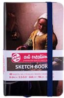 SKETCH NOTEBOOK 9X14 80FG AVORIO 140GR+ELASTICO MILKMAID