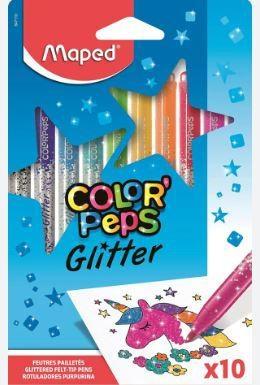 10 PENNARELLI GLITTER COLOR PEPS