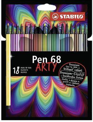 18 PENNARELLI PEN 68 ASSORTITI ARTY