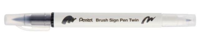 BRUSH SIGN PEN TWIN NERO PUNTA PENNELLO+FINE T101