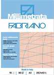 BLOCCO 10FG MILLIMETRATA A3 29,7x42 80GR