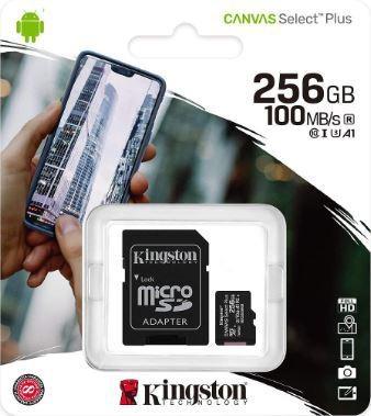 SCHEDA MICRO SD XC 256GB CL.10 UHS1+ADATTATORE