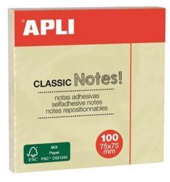 CLASSIC NOTES 100FG 75x75 GIALLO