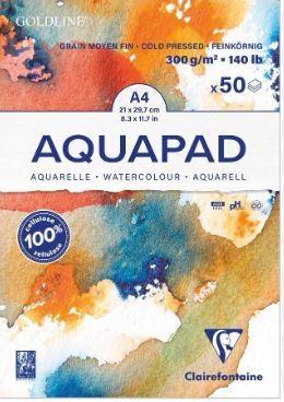 BLOCCO AQUAPAD 50fg 21x29,7 300gr ACQUERELLO