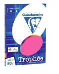 100fg CARTA A4 80gr FLUO 4 COLORI TROPHEE