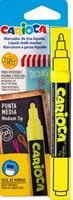 CHALK MARKER GIALLO FLUO 2 PUNTE (GESSO LIQUIDO)