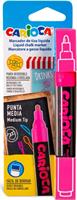 CHALK MARKER VERDE ROSA FLUO 2 PUNTE (GESSO LIQUIDO)