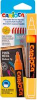 CHALK MARKER ARANCIO FLUO FLUO 2 PUNTE (GESSO LIQUIDO)