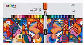 24 PENNARELLI PRISMA FABER TIP CARIOCA PLUS