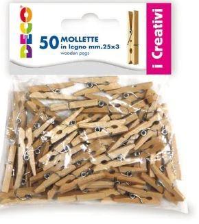 50 MOLLETTE IN LEGNO 25mm