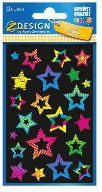 FG ETICHETTE NEON STELLE ZDESIGN 55013