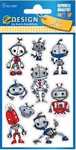 FG ETICHETTE ROBOT GLITTER ZDESIGN 57291