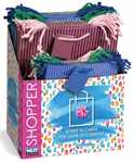 SHOPPER RIGHE ASSORTITE 18x10x23 4332