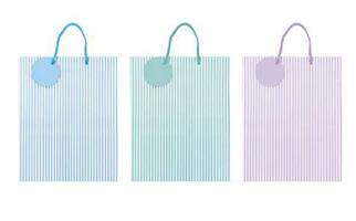 SHOPPER RIGHE ASSORTITE 26x12,7x32,5 81302