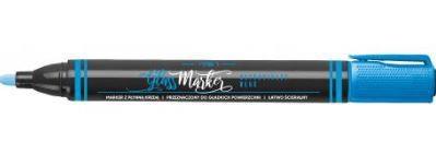 GLASS MARKER CHALK AZZURRO