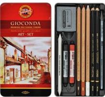 ART SET GIOCONDA ASTUCCIO METALLO h8890