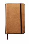 TACCUINO A6+ELAST.PELLE METAL BRONZO HARD COVER FG.BIANCHI