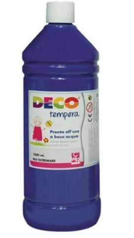 1 LITRO TEMPERA PRONTA BLU OLTREMARE