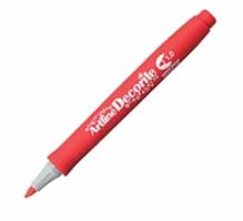 MARKER BRUSH DECORITE ROSSO