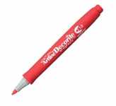 MARKER BRUSH DECORITE ROSSO