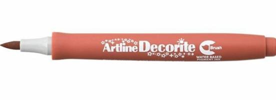 MARKER BRUSH DECORITE MARRONE