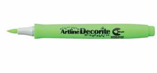 MARKER BRUSH DECORITE LIME