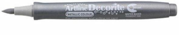 MARKER BRUSH DECORITE ARGENTO