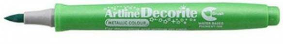 MARKER BRUSH DECORITE VERDE METAL