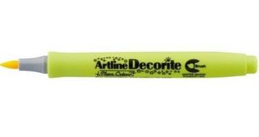 MARKER BRUSH DECORITE GIALLO FLUO