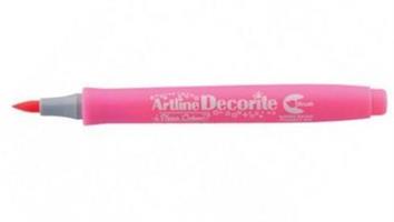 MARKER BRUSH DECORITE ROSA FLUO