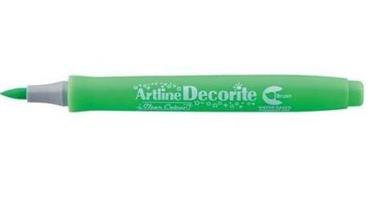 MARKER BRUSH DECORITE VERDE FLUO